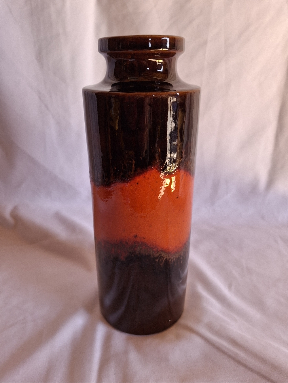 Scheurich W Germany "Fat Lava"  203-26 Vintage 1960-70's Ceramic 26cm Tall Vase